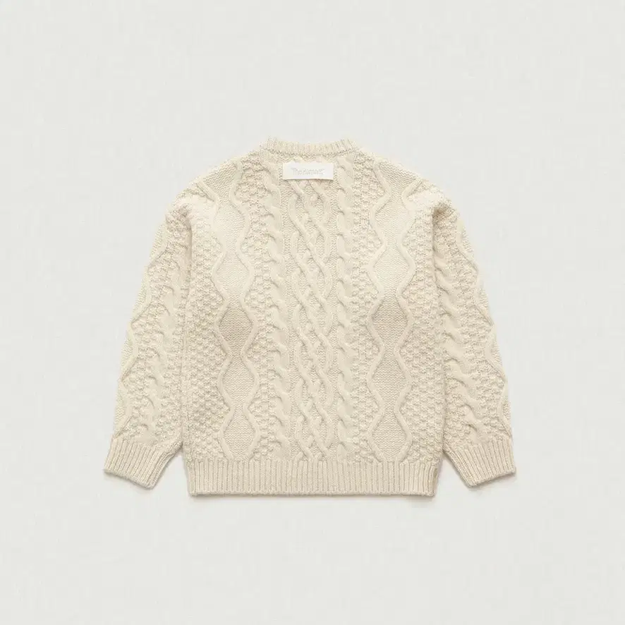 더바넷 스웨터 Lattice Pastry Cable Knit Sweate