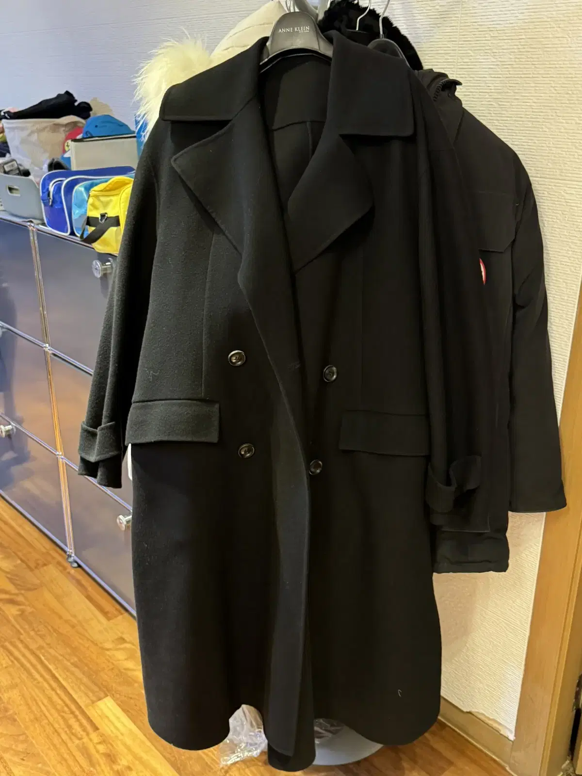 Junji Handmade coat Black 20FW 44