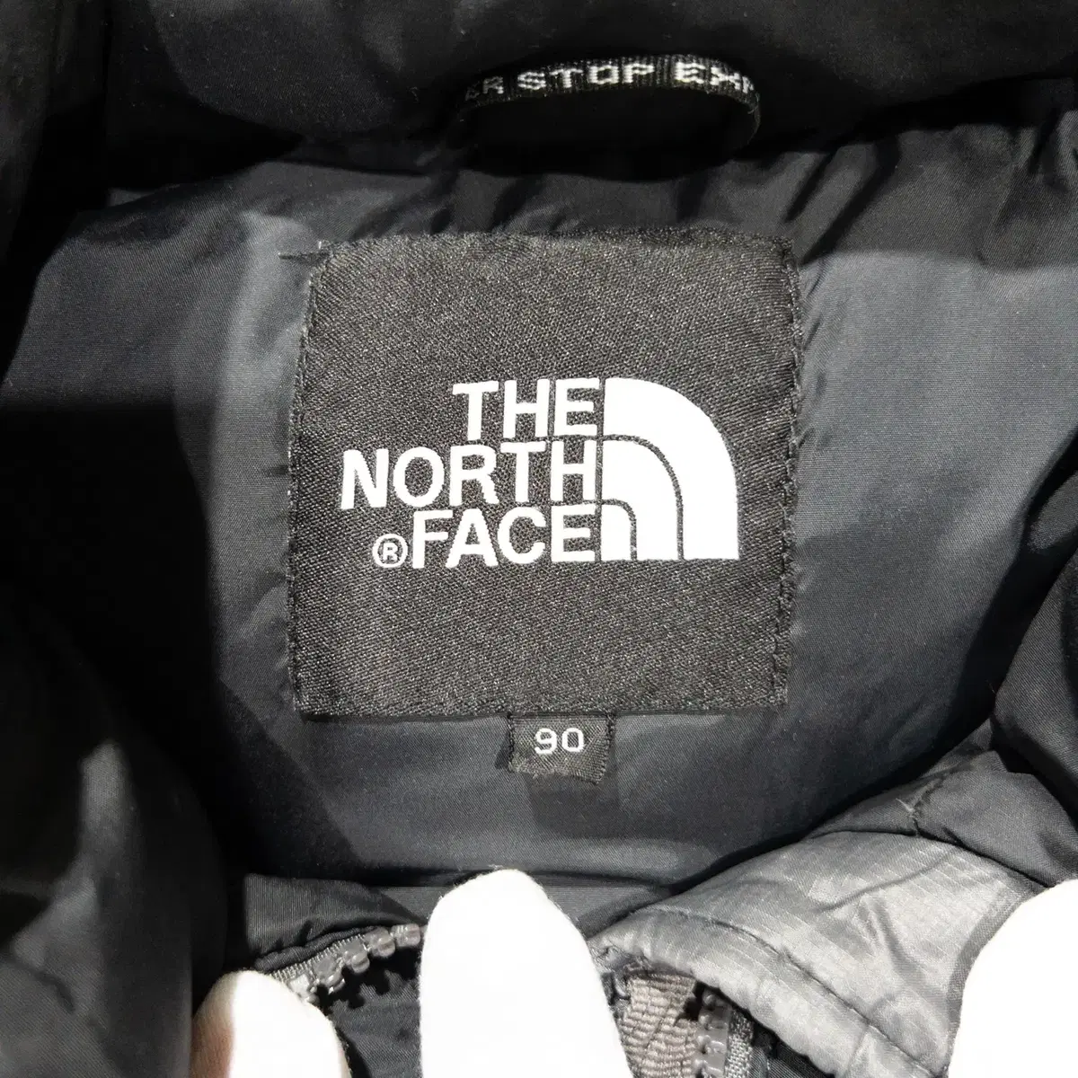 Northface 노스페이스 남성 거위털 눕시 패딩 조끼 90/빈티지홍