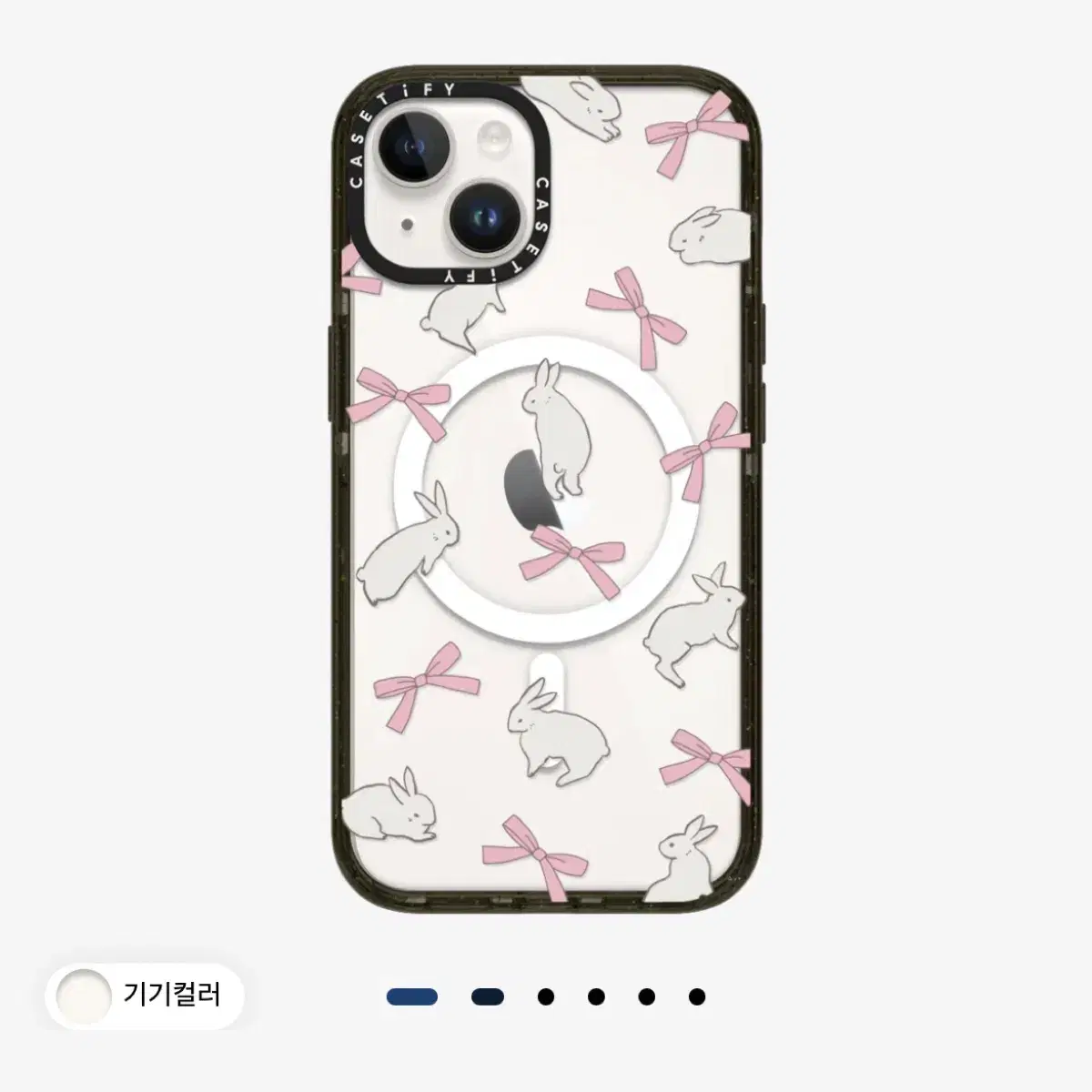 케이스티파이 casetify 아이폰 14 폰케이스 래빗 리본