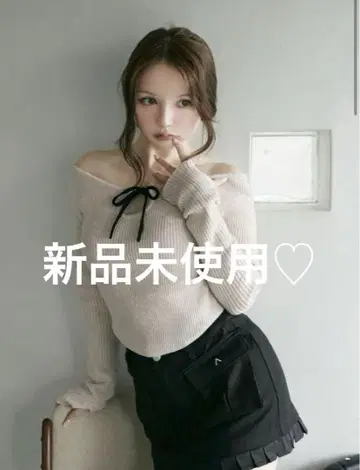 미사용 새상품 andmary Sheena 니트 탑스
