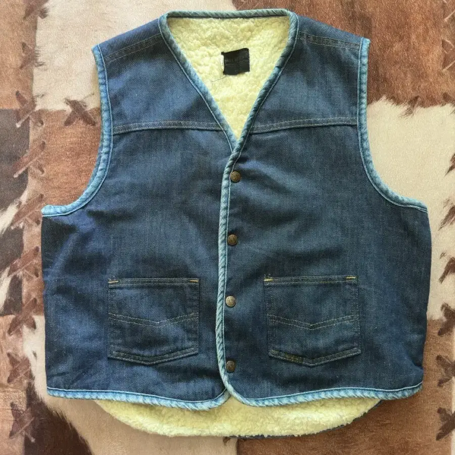 70s Sears ROBUCKS western sherpa vest