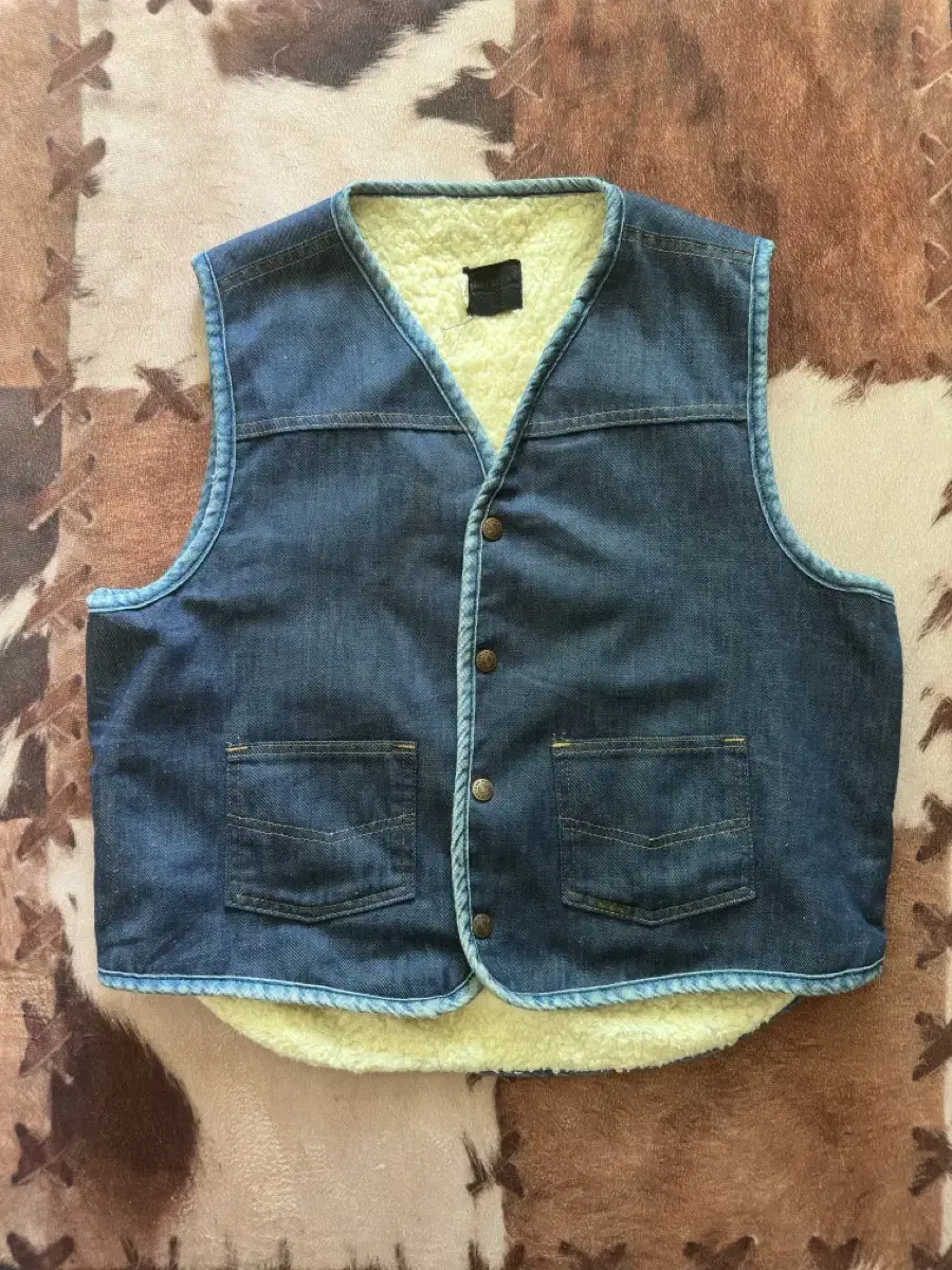 70s Sears ROBUCKS western sherpa vest