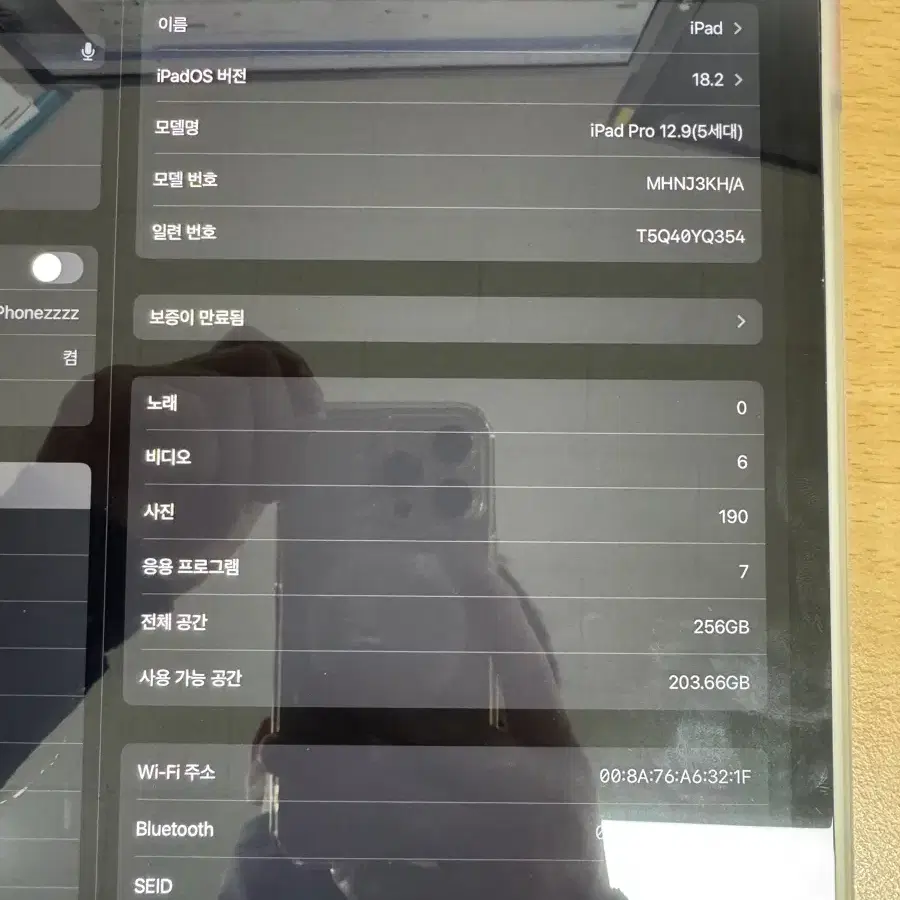 아이패드 프로 12.9 5세대 256기가  (((A급))