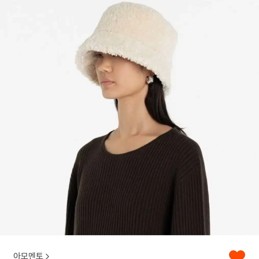 아모멘토 버킷햇 curly bucket hat