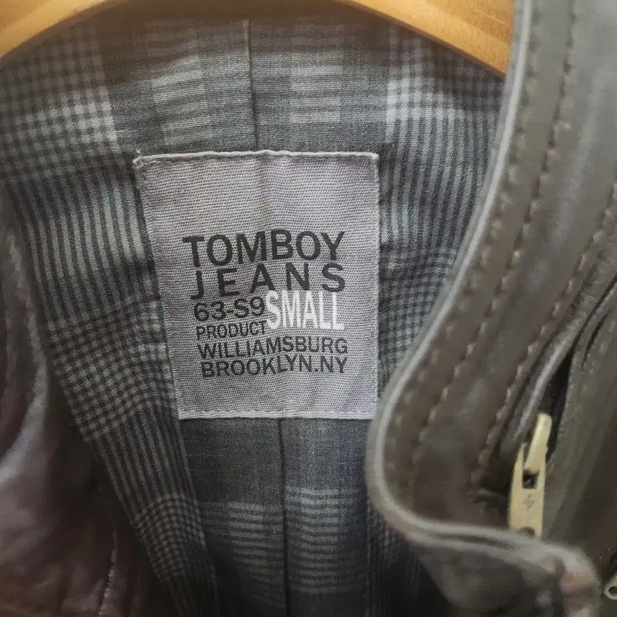 TOMBOY JEANS 양가죽 자켓S