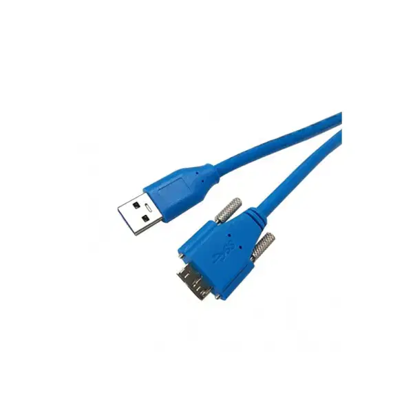 USB3.0 AM-MicroB(Lock) 케이블 1m 블루