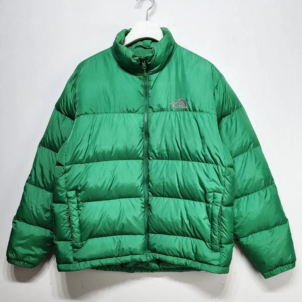 노스페이스 THE NORTH FACE 600눕시 경량패딩 점퍼 자켓 그린