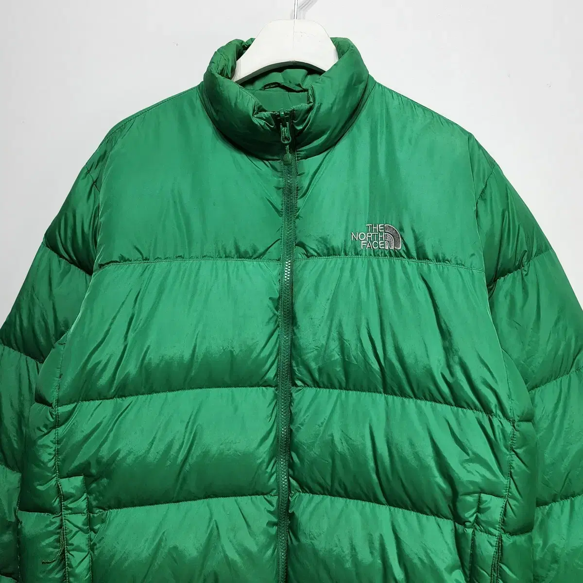 노스페이스 THE NORTH FACE 600눕시 경량패딩 점퍼 자켓 그린