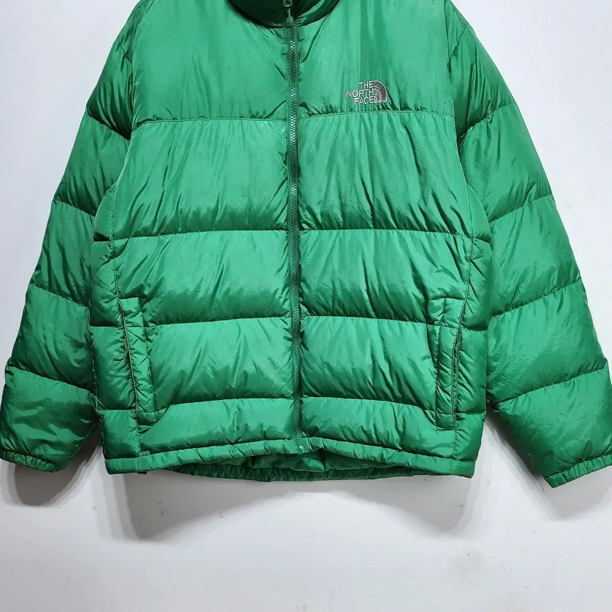 노스페이스 THE NORTH FACE 600눕시 경량패딩 점퍼 자켓 그린