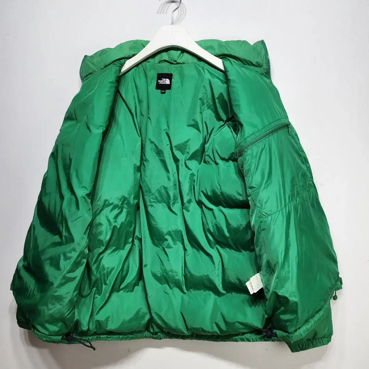 노스페이스 THE NORTH FACE 600눕시 경량패딩 점퍼 자켓 그린