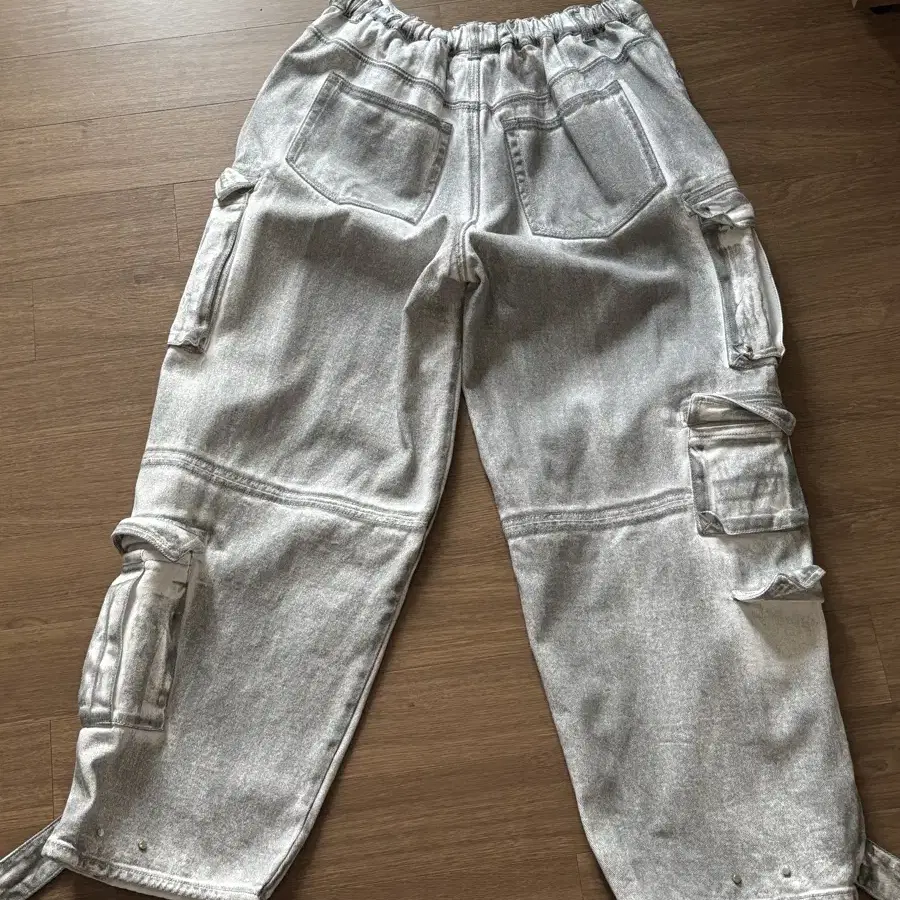 낫포너드 Dirty Wash Multi Cargo Denim Pants