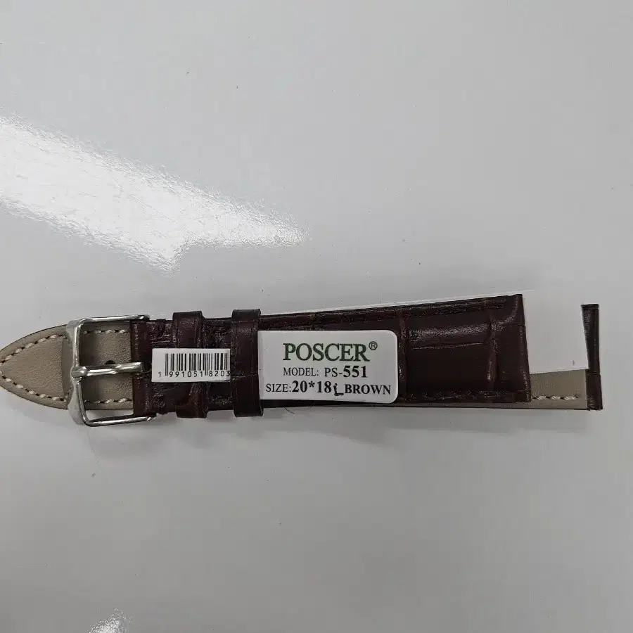 Poscer 천연가죽밴드20mm