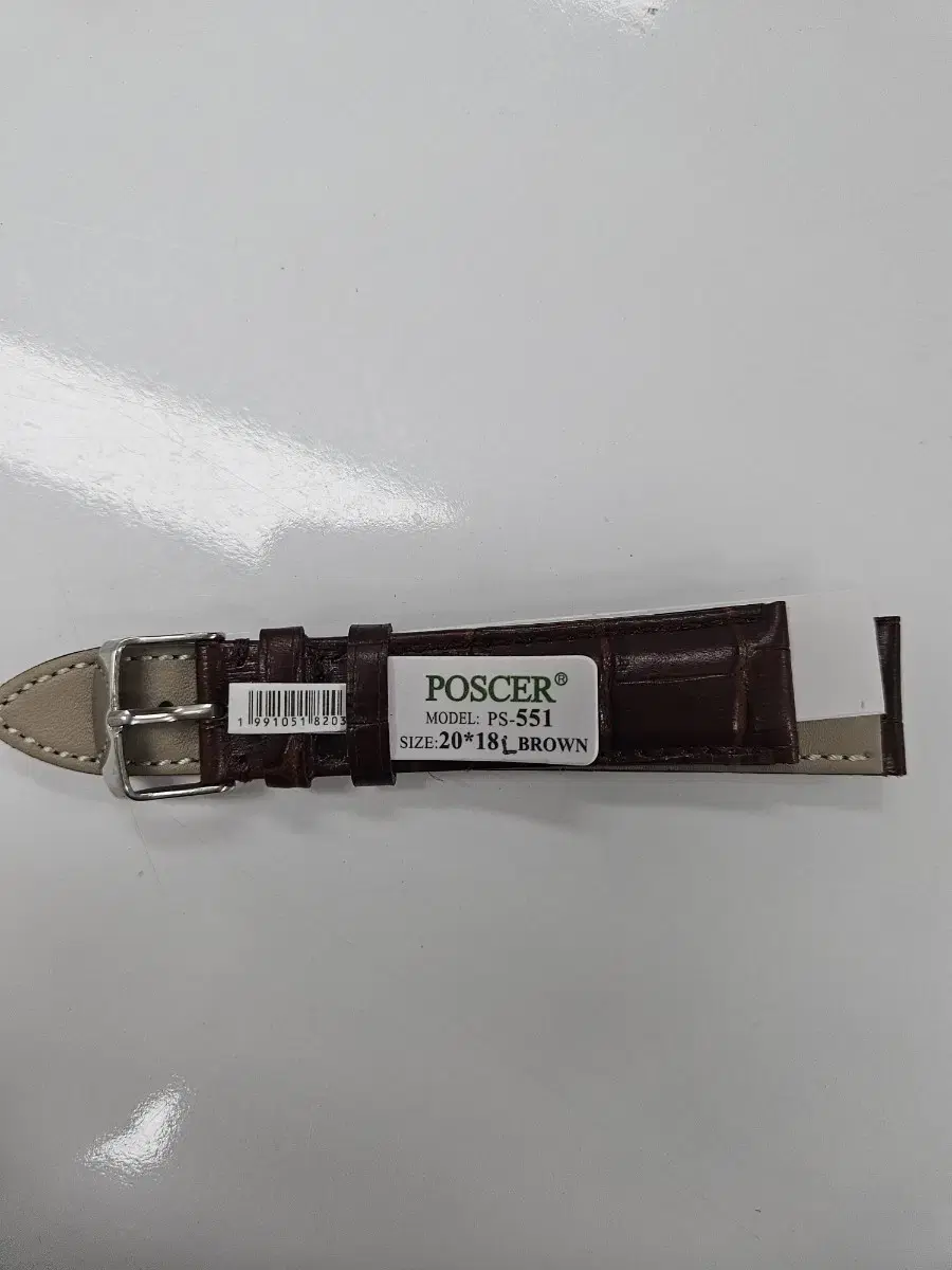 Poscer 천연가죽밴드20mm