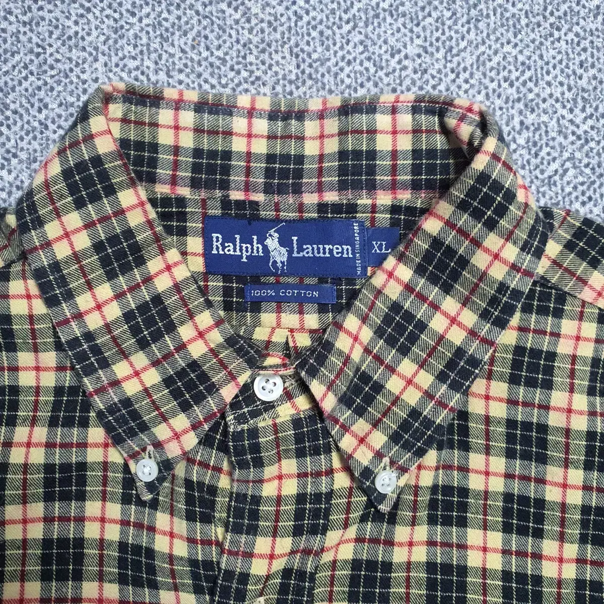 Polo Ralph Louren 플라넬 코튼 체크 BD셔츠