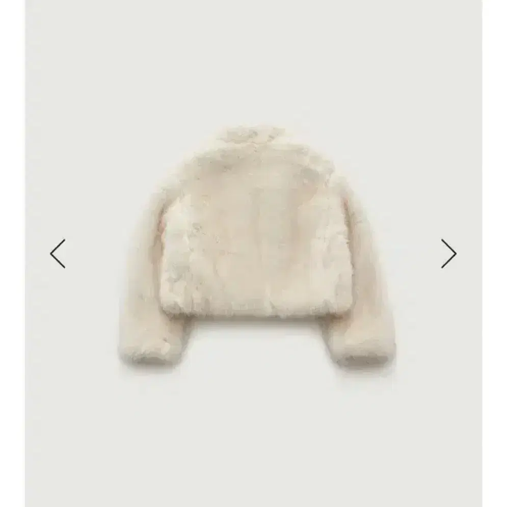 더바넷 퍼자켓 thebarnnet Ivory Eco-Fur Jaccket