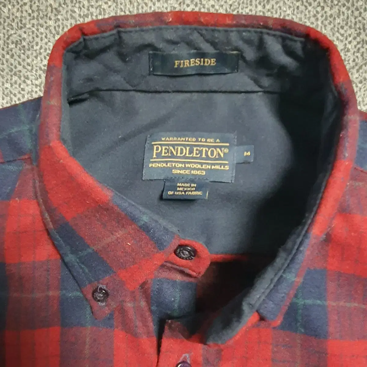 Pendleton 플란넬 울셔츠