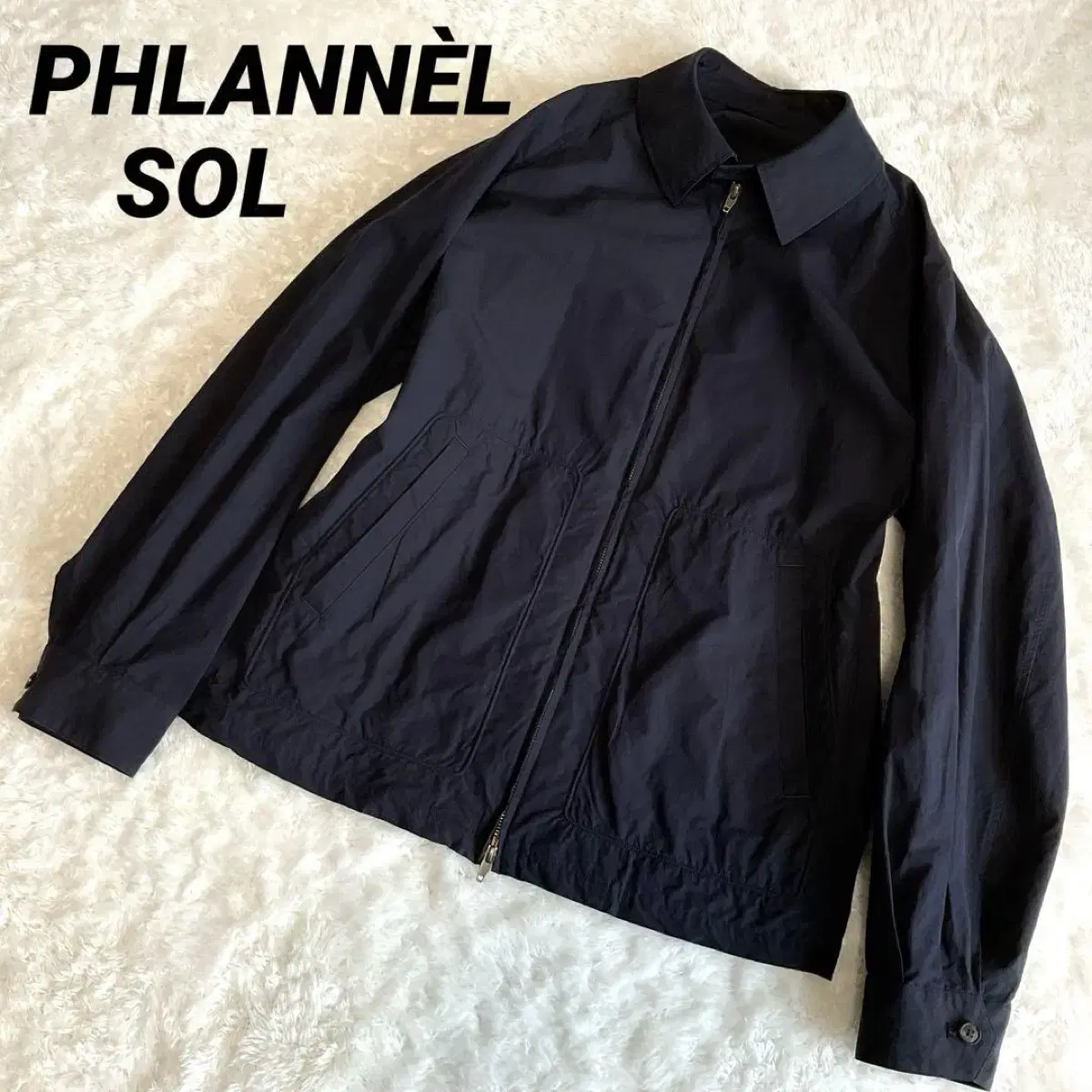 [2] 21SS PHLANNEL SOL 플란넬 솔 해링턴 자켓 네이비