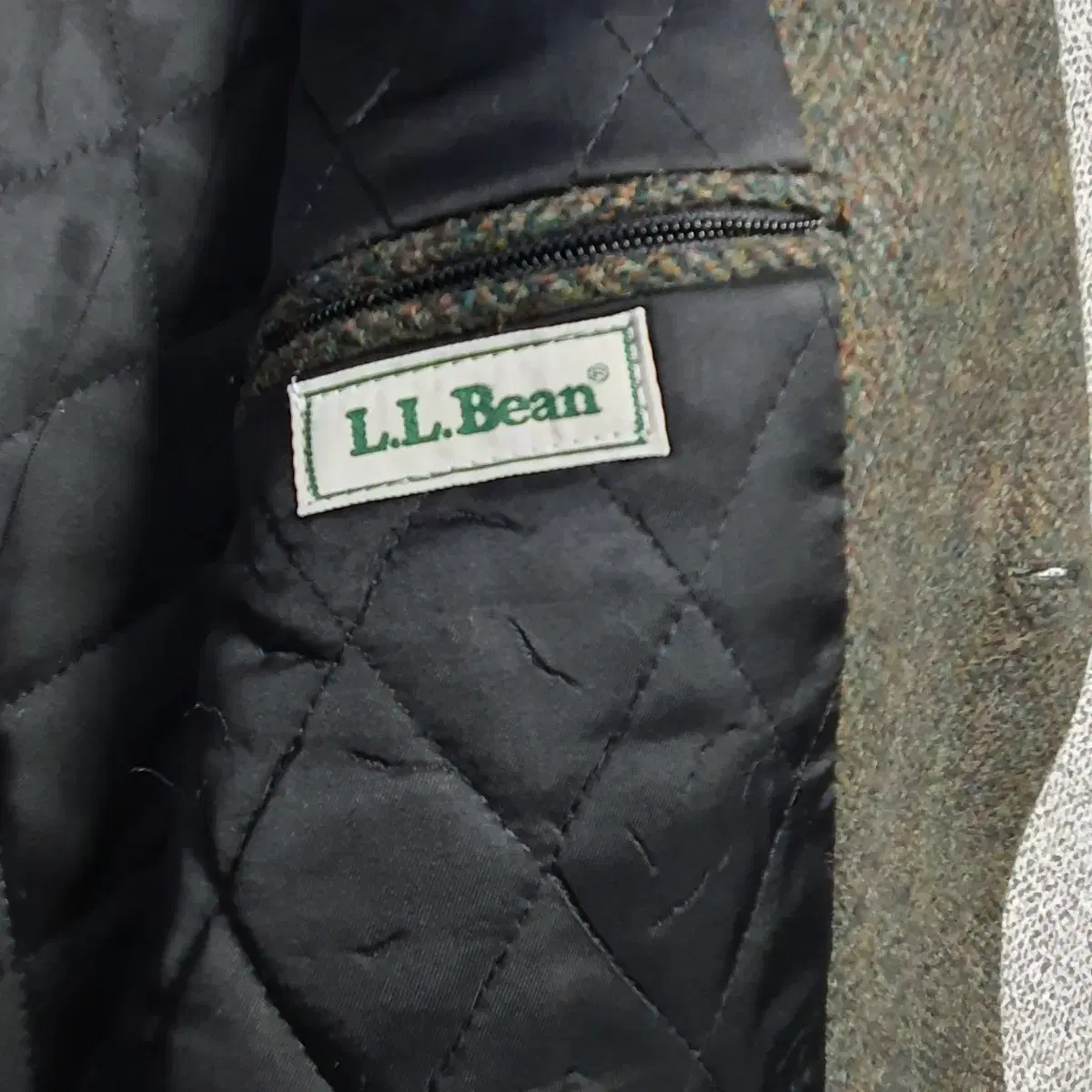 80~90s L.L.Bean 헤링본 테일러드 자켓