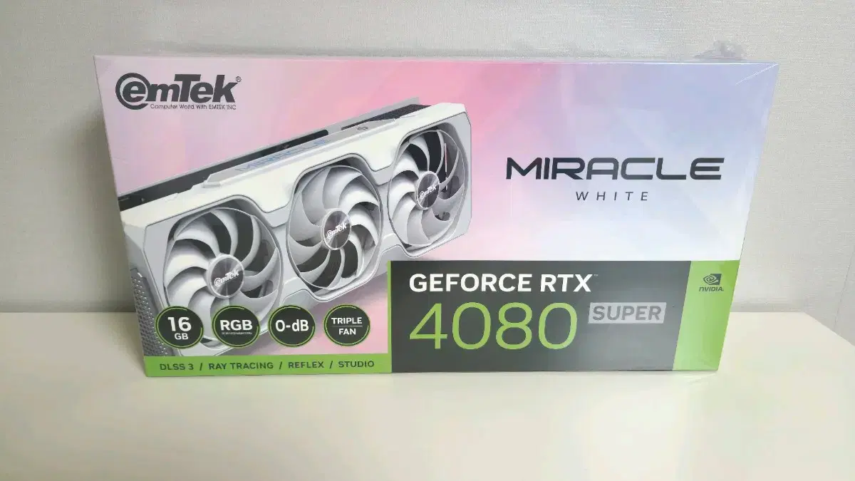 (Unsealed) Emtek RTX4080 SUPER MIRACLE WHITE D6