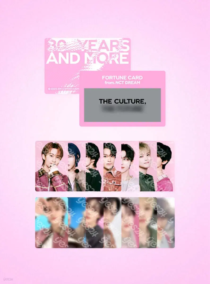 SMTOWN LIVE 2025] FORTUNE SCRATCH CARD S