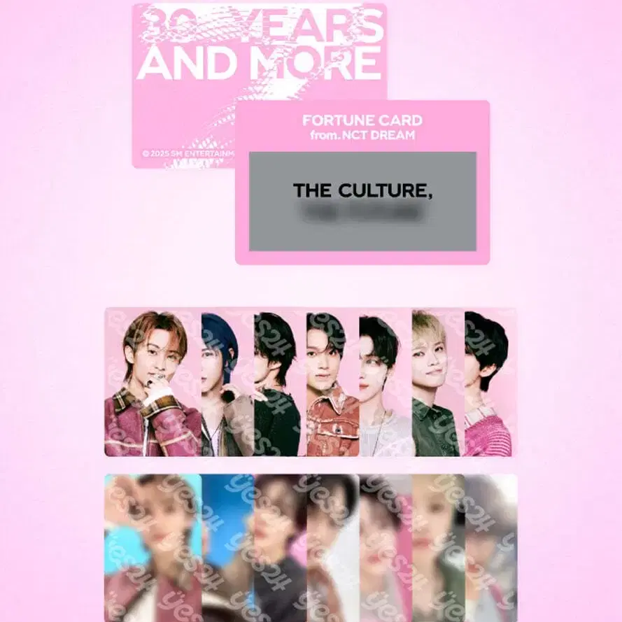 SMTOWN LIVE 2025] FORTUNE SCRATCH CARD S