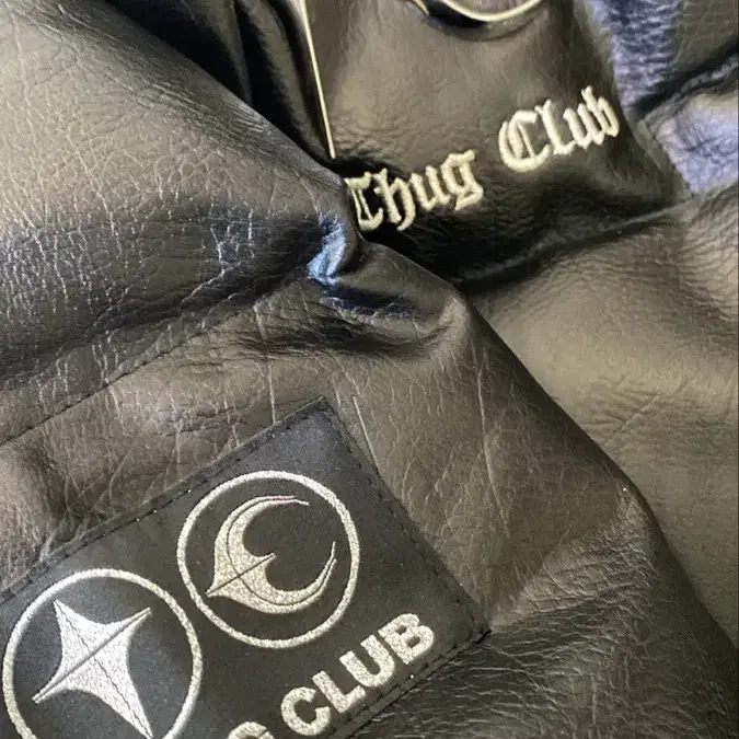 Thug Club 떠그클럽 레더패딩