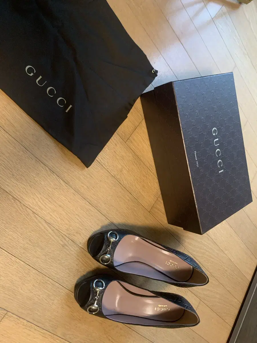 GUCCI 구찌 신발 388449GL BLACK / 여성 펌프스 - 37