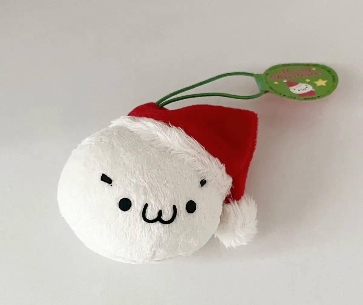 Christmas Santa Hat Kaomoji doll Keyring