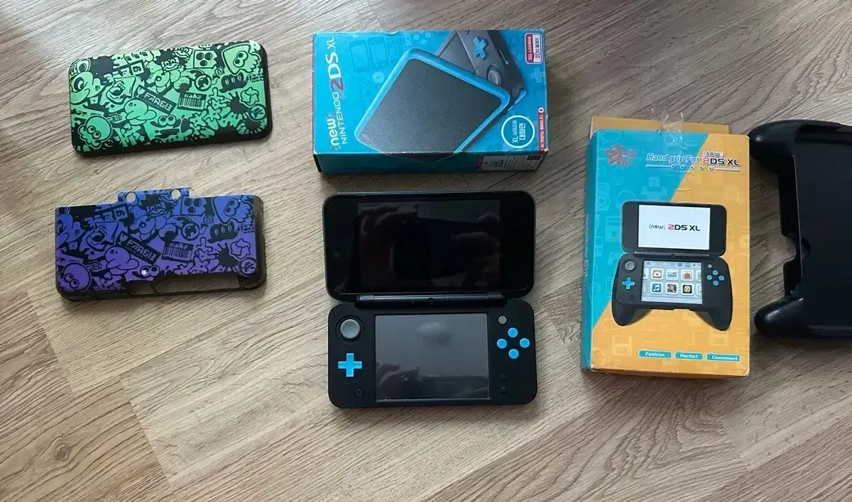 S급 닌텐도 new 2ds xl 블루블랙 터콰이즈 블루