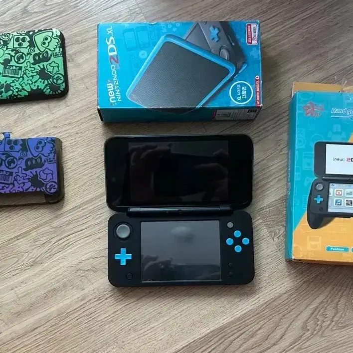 S급 닌텐도 new 2ds xl 블루블랙 터콰이즈 블루