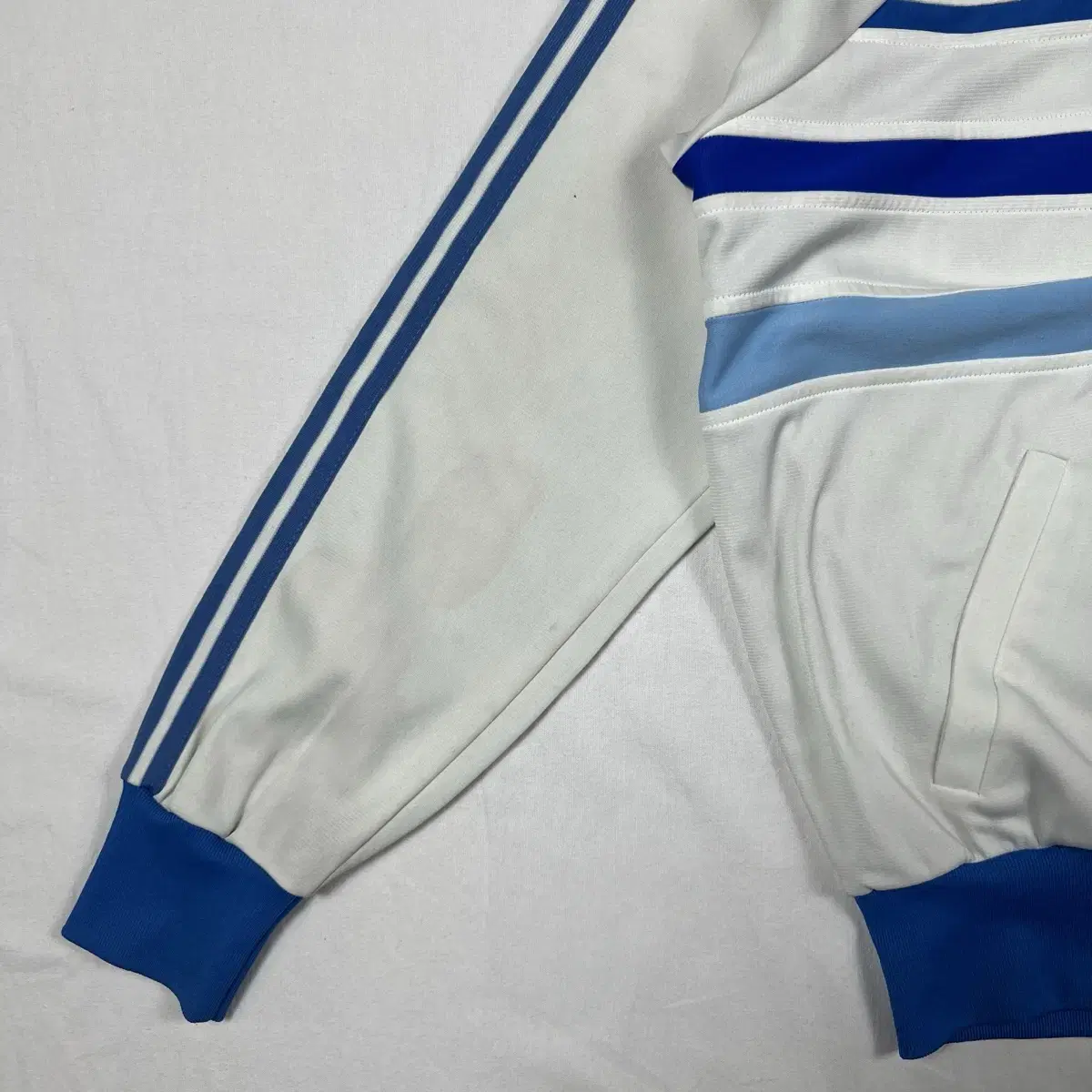 80s 아디다스 adidas ventex 로고 집업 저지 트랙자켓