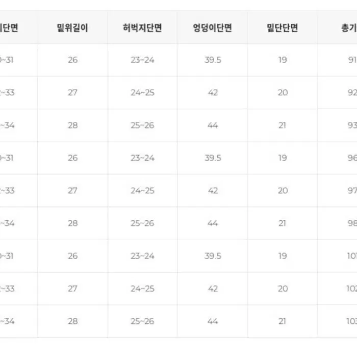 하와 데님 라이크라 생지 부츠컷 데님 베이직 M