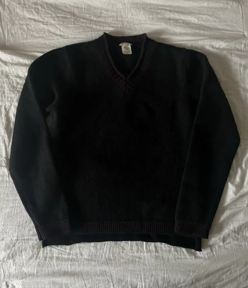 dries van noten v-neck wool knit