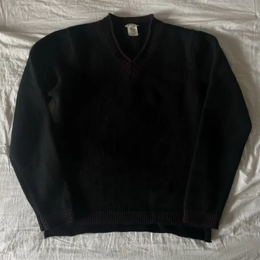 dries van noten v-neck wool knit