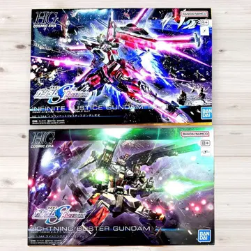 HG 라이트닝 버스터 건담 인피니트 저스티스 이식 2체 세트