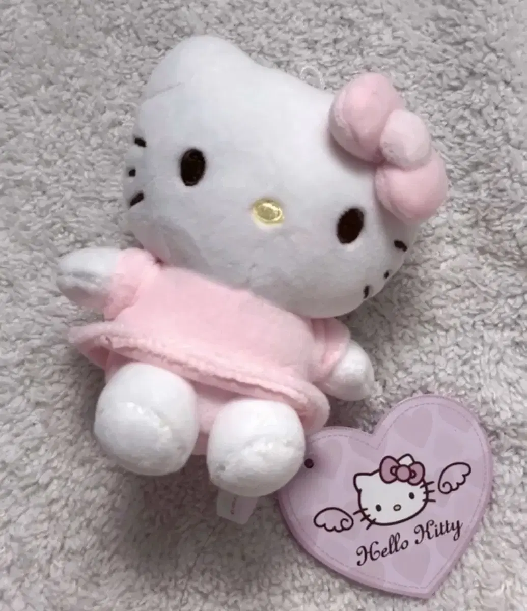 Angel Kitty Hello Kitty doll keyring (Pink)