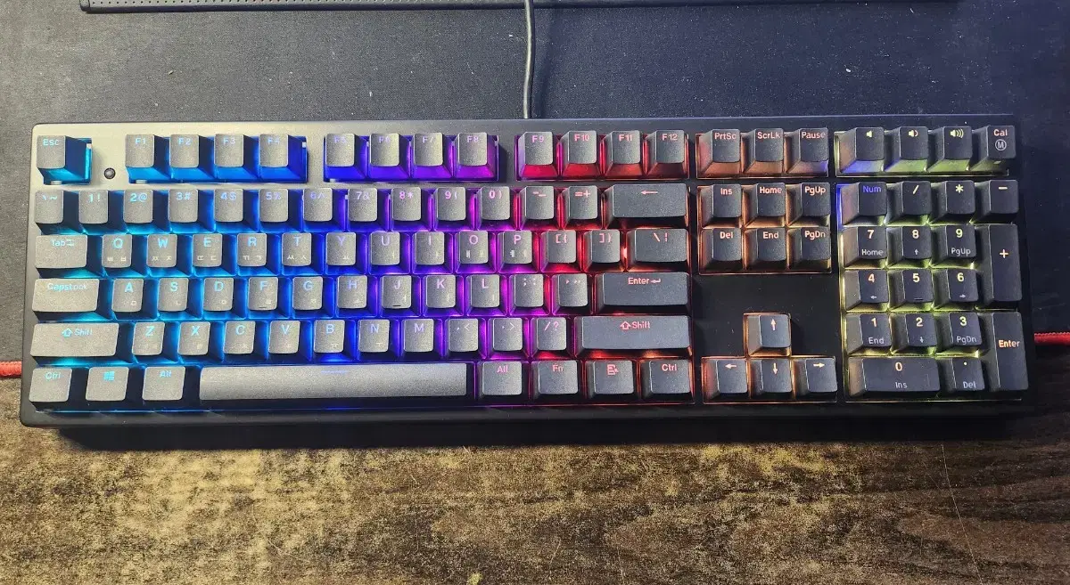 COX 엠프리스 RGB PBT 무접점 키보드