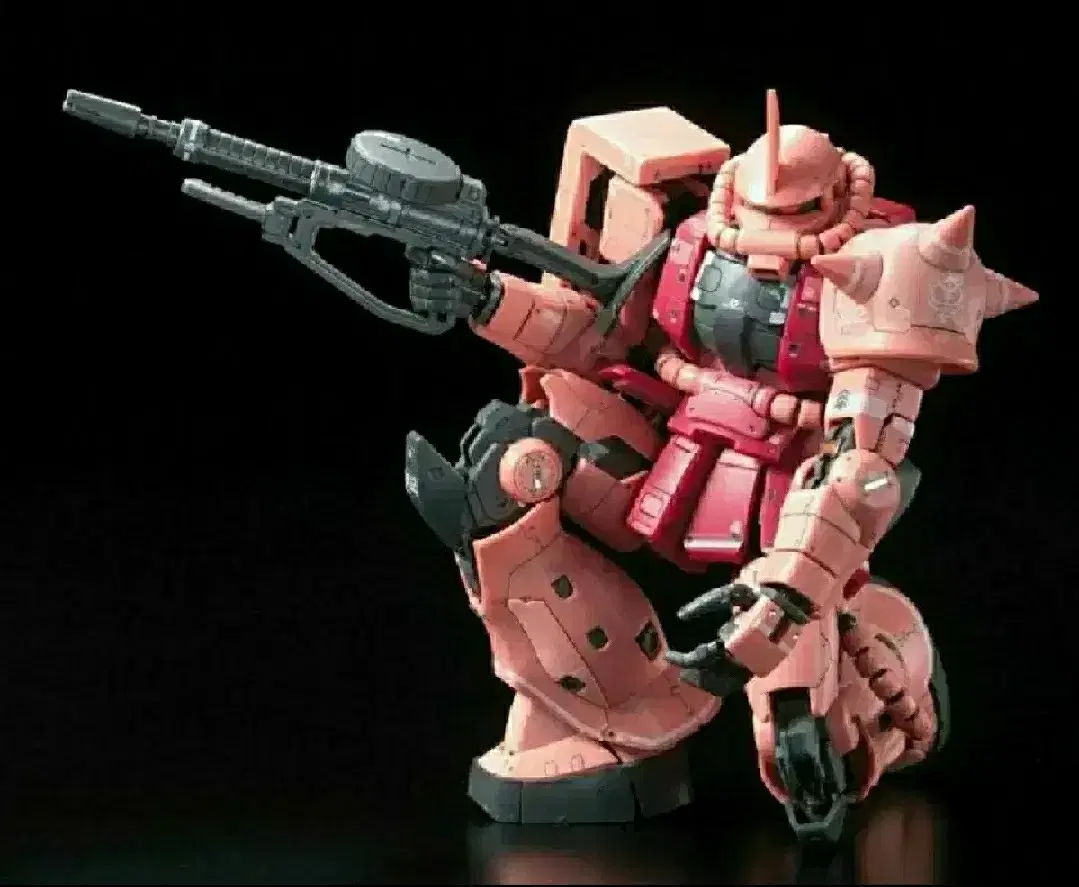 RG Zaku Gundam Gundam Gunpla Framemodel Shia Aznable Red Comet Zionkun Toy Robot