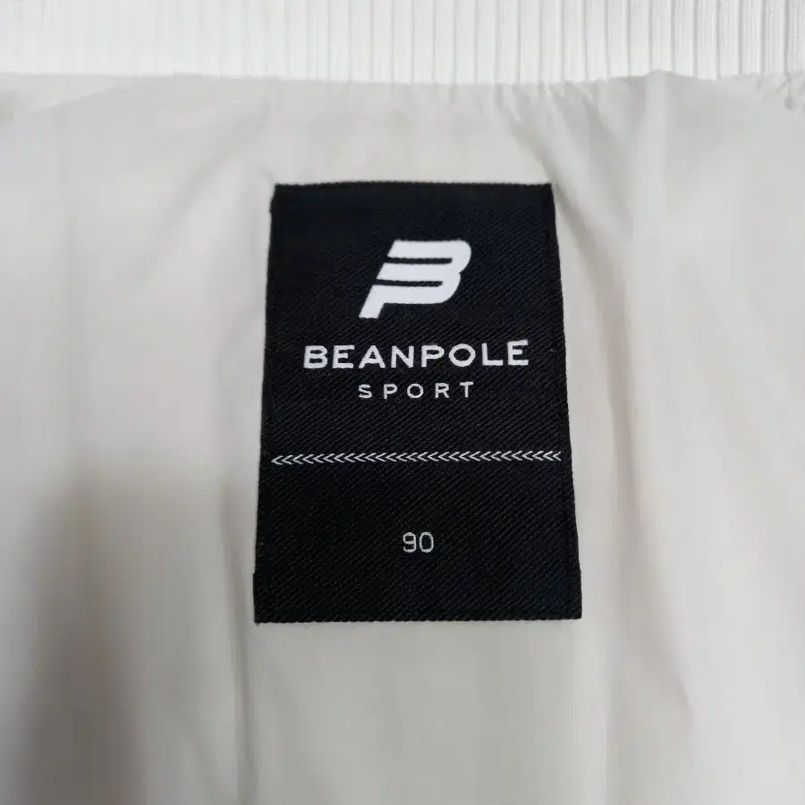 M90 BEANPOLE SPORT 구스다운 하프패딩 화이트 M-804