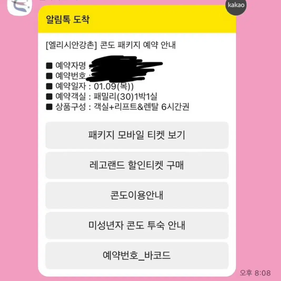 급)엘리시안 스키 패키지 1/9~1/10 양도