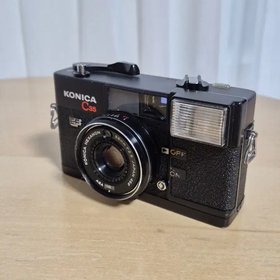 코니카 C35 EF 필름카메라 빈티지카메라 목측식필카 KONICA C35