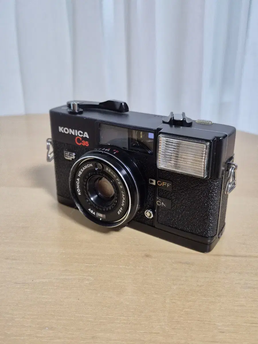 코니카 C35 EF 필름카메라 빈티지카메라 목측식필카 KONICA C35