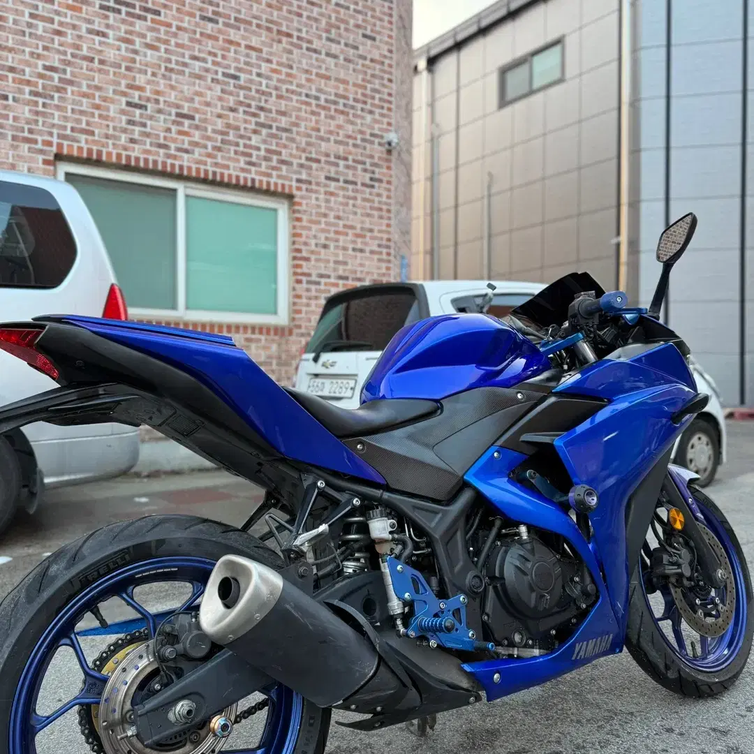 [점검완료]야마하 YZF-R3 16년식 3만KM 블루 풀파츠 판매합니다!