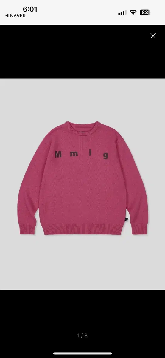 [Mmlg] BETWEEN KNIT (PINK)