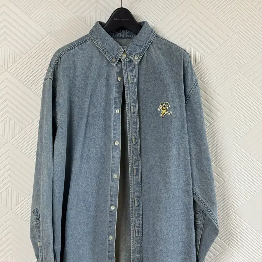 [M] 디스이즈네버댓 GD washed denim shirt 데님 셔츠