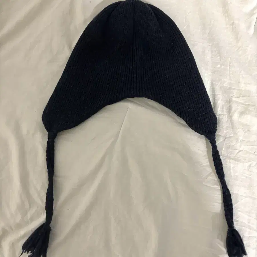 unused 언유즈드 knit earflap 니트 이어플랩