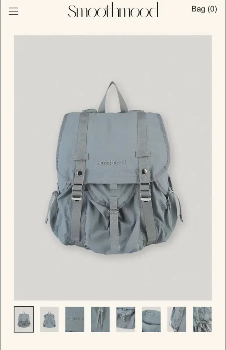 Smooth Off-Duty Backpack Bloo Fog