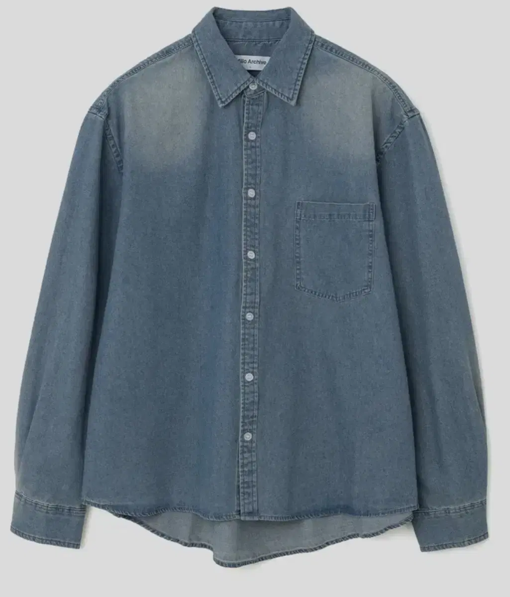 Milo Archives Fading Denim Shirt Faded bloo M