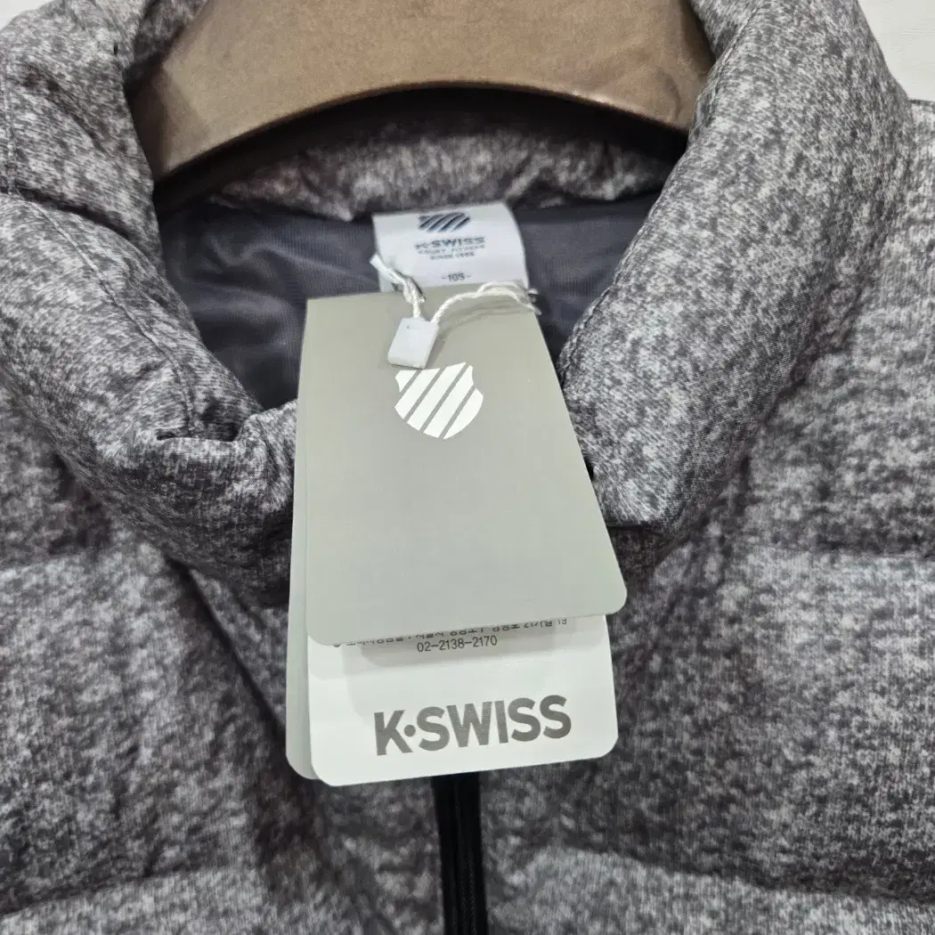 105,XL,택있는 새상품)) K.SWISS 케이스위스 오리털 점퍼!